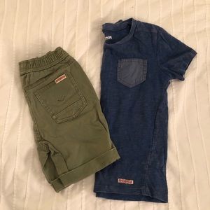 Hudson 4T Shorts + Tee Outfit